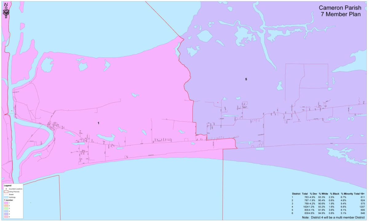 Parish Maps Cameron Parish Police Jury