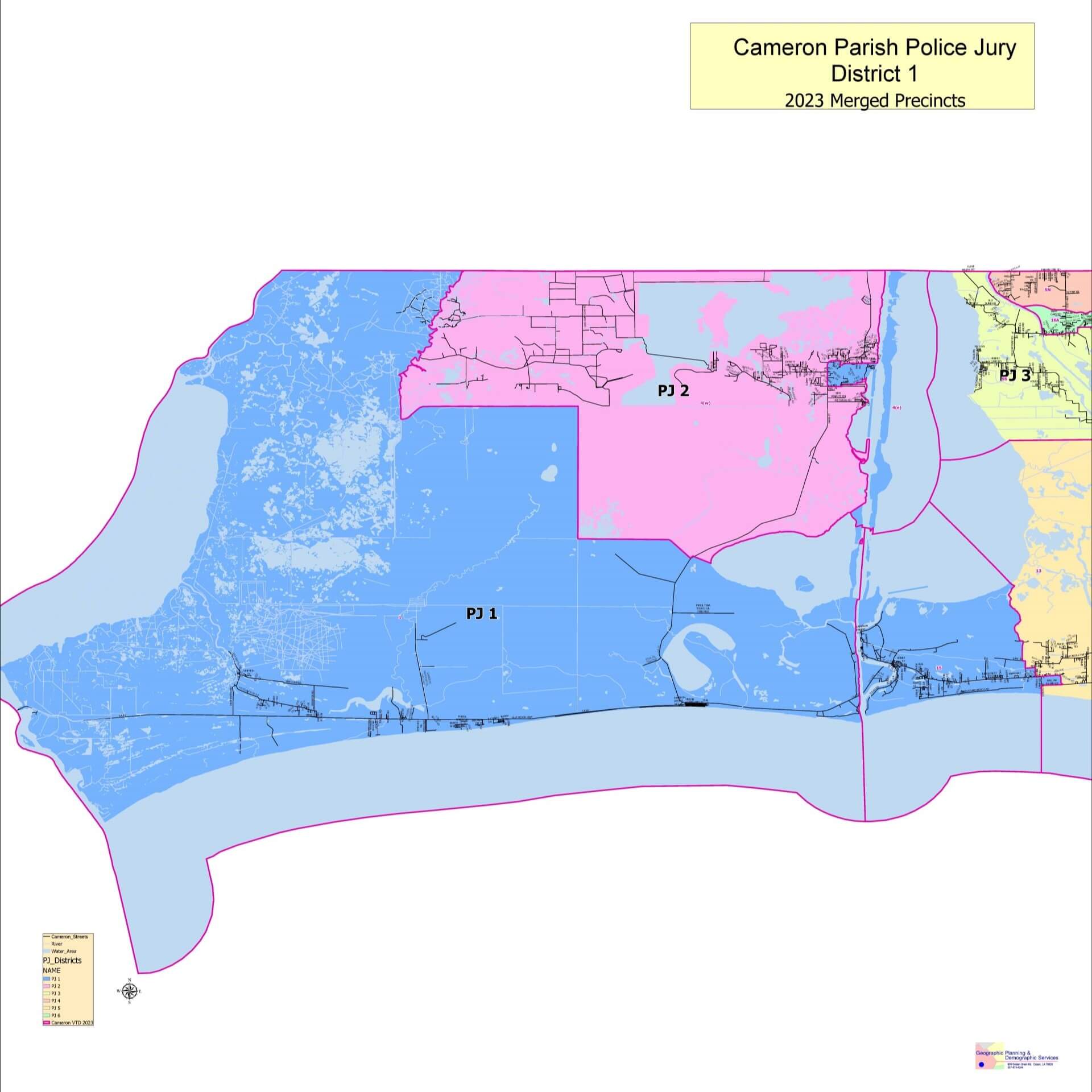Parish Maps Cameron Parish Police Jury