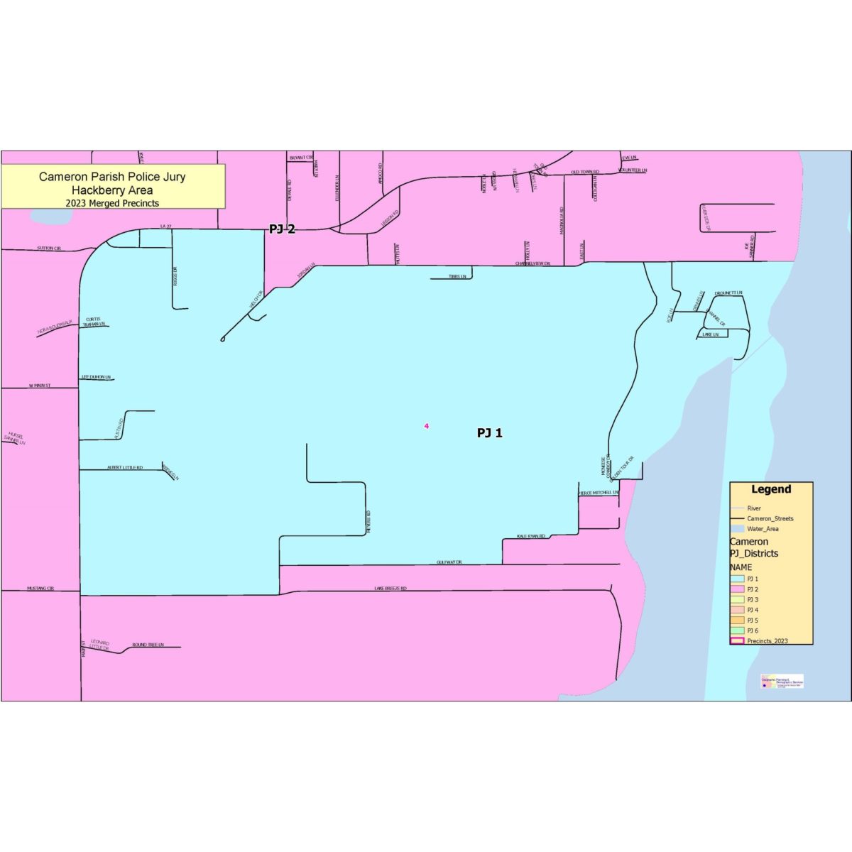Parish Maps Cameron Parish Police Jury
